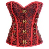 Red SteamPunk Corset