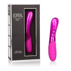 Opal by Jopen Vibrating Glass Wand – Purple