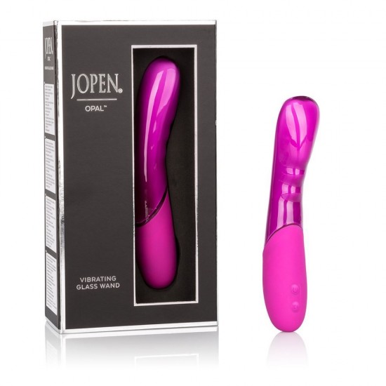 Opal by Jopen Vibrating Glass Wand – Purple