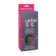 Quickie Gag Medium Ball – Black