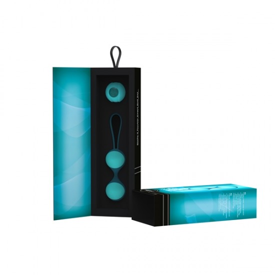 Stella II Double Kegel Ball Set – Bláar