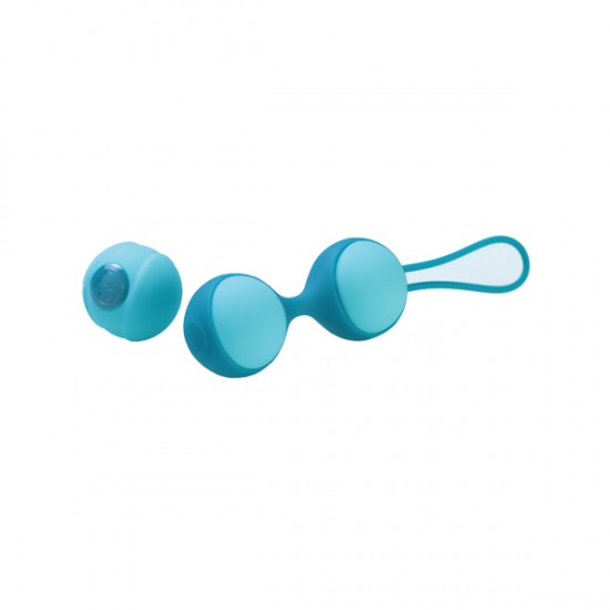 Stella II Double Kegel Ball Set – Bláar