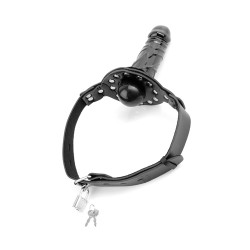 Deluxe Ball Gag with Dildo