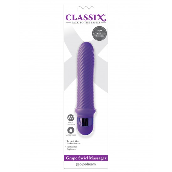 Classix
Grape Swirl Massager