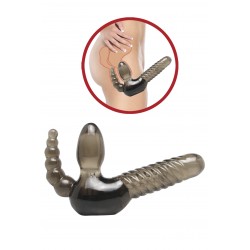Strapless Strap-On with Anal Stimulator