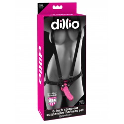 Dillio
6" Strap-On Suspender
Harness Set – Bleikur