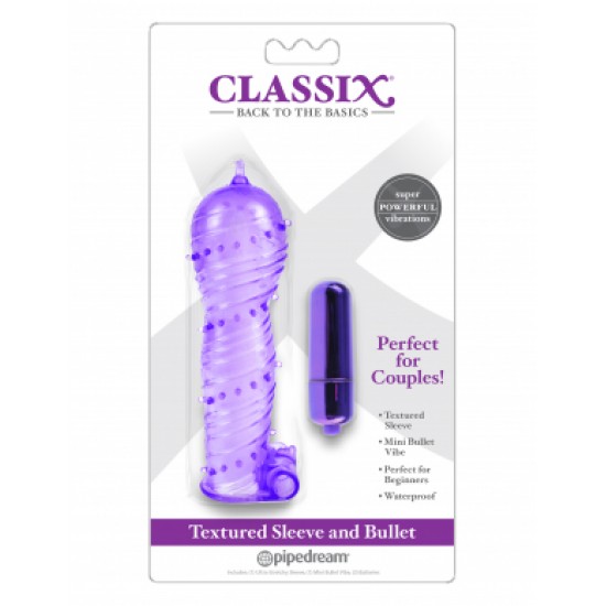 Classix - Textured Sleeve & Bullet, Purple