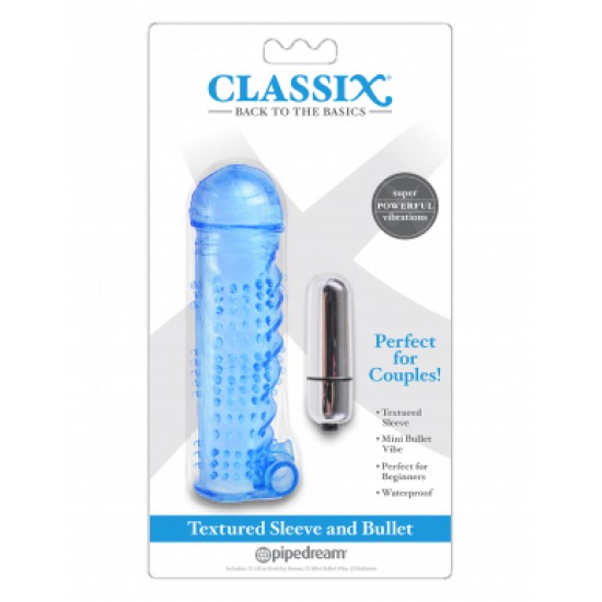 Classix - Textured Sleeve & Bullet, Blue