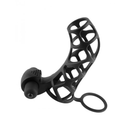Fantasy X-tensions Extreme Silicone Power Cage - Black
