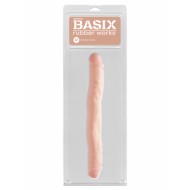 Basix Rubber Works - 12" Double Dong - Flesh