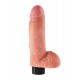 King Cock 7" Vibrating Cock with Balls