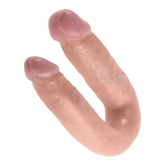 King Cock - U-Shaped Double Trouble Medium Flesh
