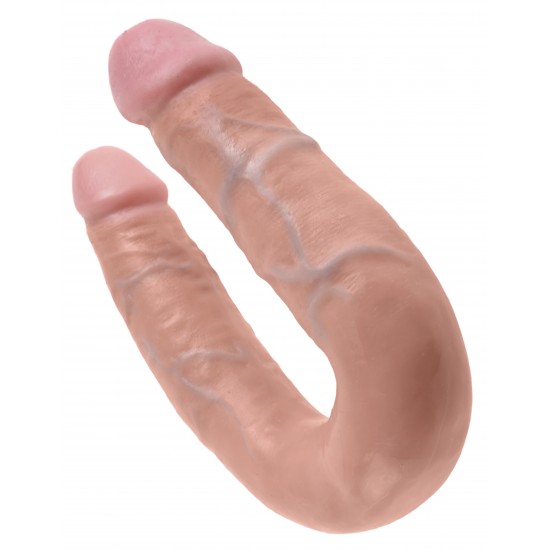 King Cock - U-Shaped Double Trouble Medium Flesh