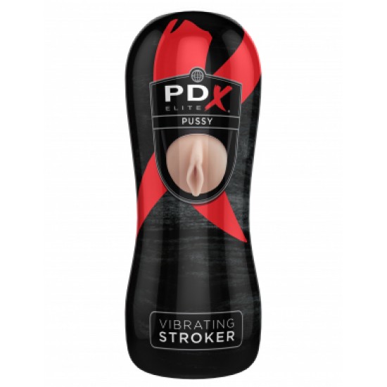 PDX ELITE Vibrating Pussy Stroker