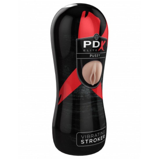PDX ELITE Vibrating Pussy Stroker