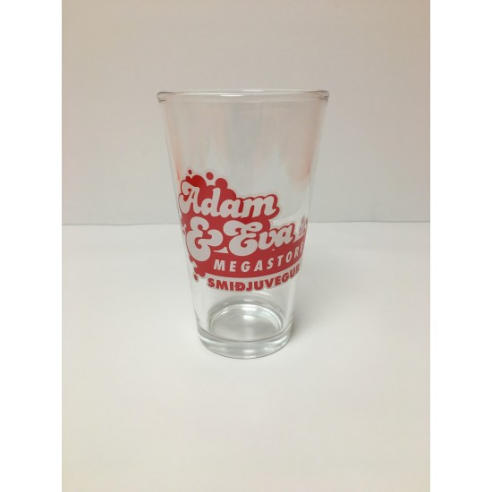 Adam & Eva stórt glas