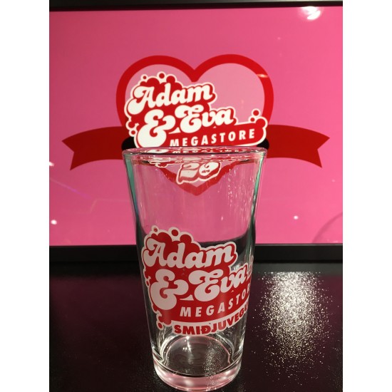 Adam & Eva stórt glas