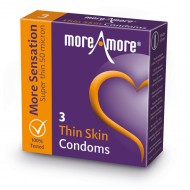 MoreAmore - Condom Thin Skin 3 pcs