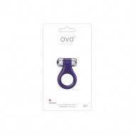 Ovo - B1 Vibrating Ring Lilac Chrome