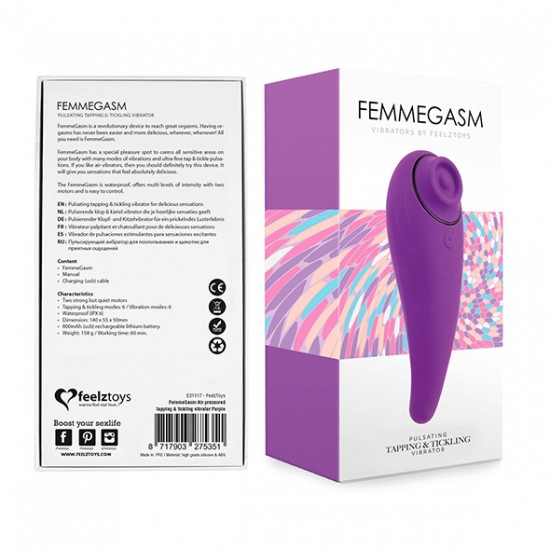 FeelzToys - FemmeGasm Tapping & Tickling Vibrator
Purple