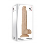 ADAM'S RECHARGEABLE VIBRATING DILDO 9"