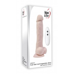 ADAM'S TRUE FEEL RECHARGEABLE DILDO 7"