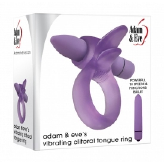 ADAM & EVE'S VIBRATING CLITORAL TONGUE RING