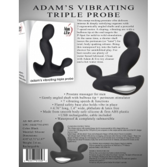 ADAM'S VIBRATING TRIPLE PROBE