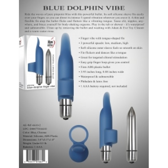 BLUE DOLPHIN FINGER VIBE