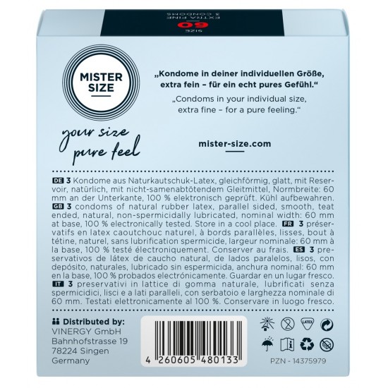 MY Mister Size 60mm x 3