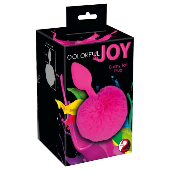 Butt Plug "Colorful Joy Bunny Tail"
by You2Toys