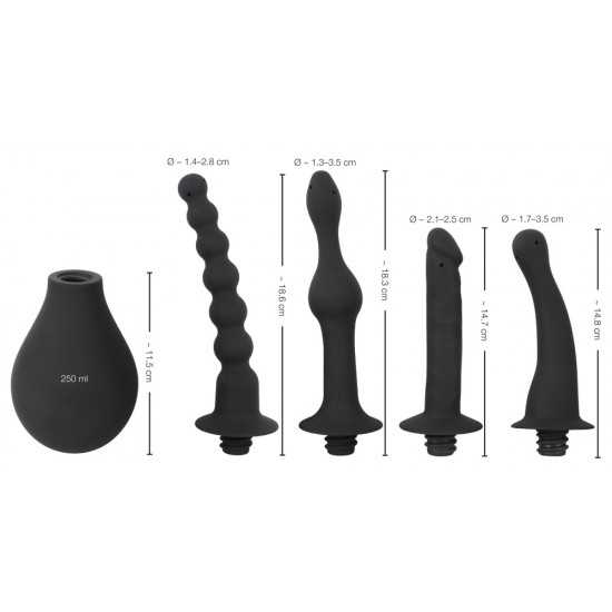 Silicone Douche with 4 Attachments