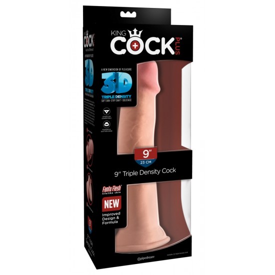9" Triple Density Cock+sogskál