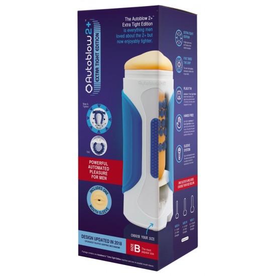 Autoblow 2+ XT fyrir 10 til 14cm typpi