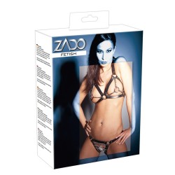 Leðurólabikini með keðjum