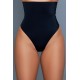 Daily Comfort High Waist Shaping Thong - Black