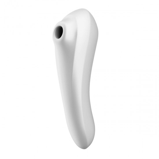 Dual Pleasure Sucking vibrator - White