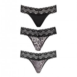 Underneath - Jane Thong Set of 3