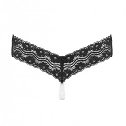 Underneath - Crotchless Mira G-string With Pearl Chain