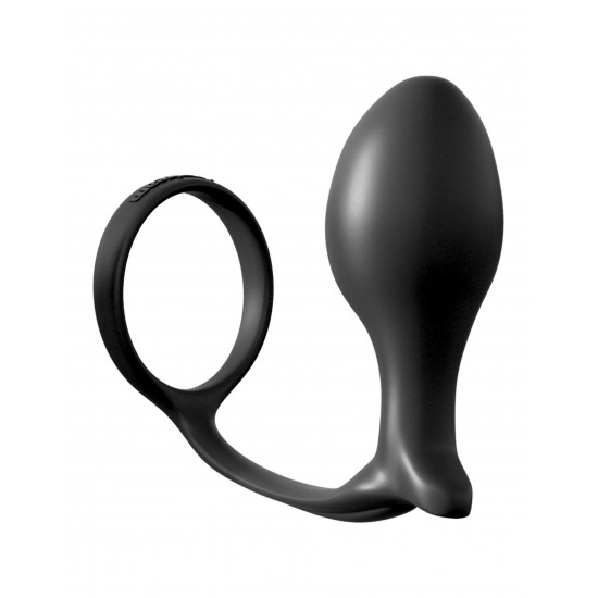 Ass-Gasm Cock Ring Advanced Plug 