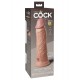 8" Dual Density Silicone Cock