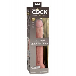 10" Dual Density Silicone Cock