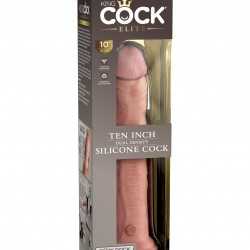 10" Dual Density Silicone Cock