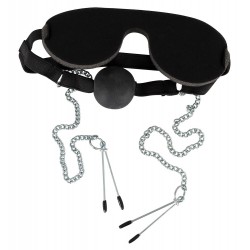 Ball Gag Nipple Clamps