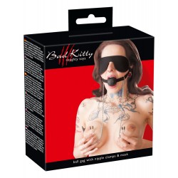Ball Gag Nipple Clamps